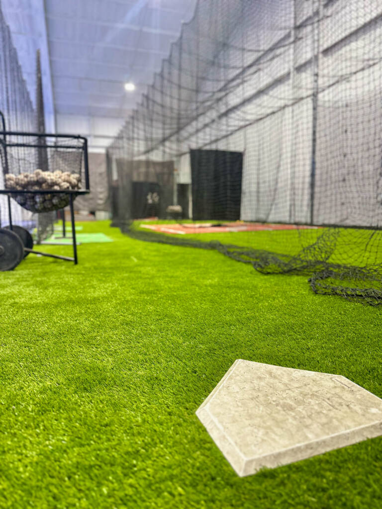 Custom turf indoor batting cages in West Texas