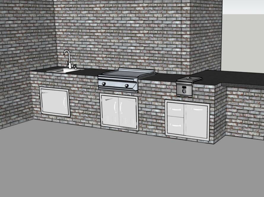 lubbock outdoor kitchen design